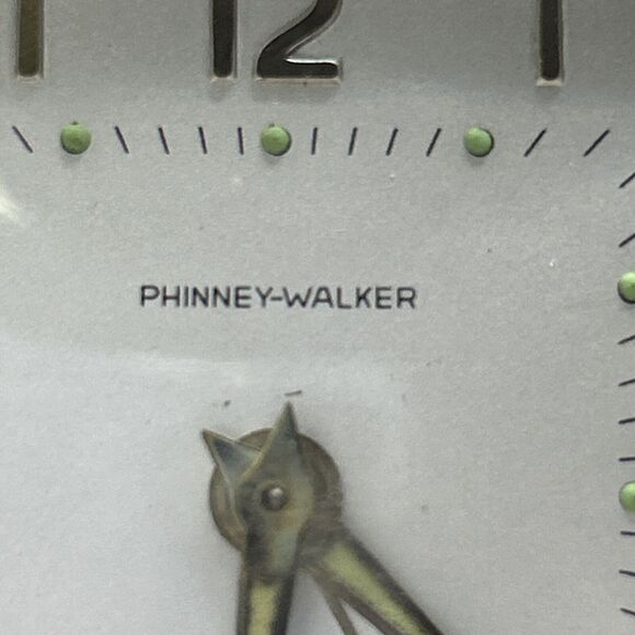 Phinney Walker Mechanical Travel Alarm Clock With Date Vintage Made In Germany - Picture 12 of 12